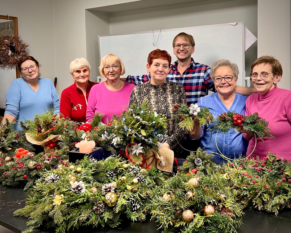 Bożonarodzeniowe warsztaty florystyczne